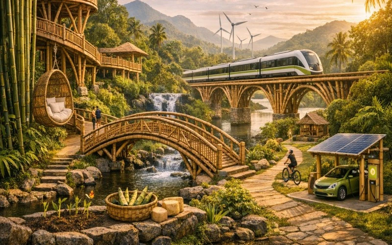 Bamboo Eco-Friendly Infrastructure